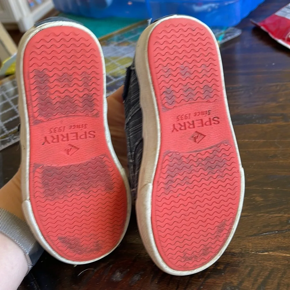 Sperry Blue Slip ons - Toddler 9